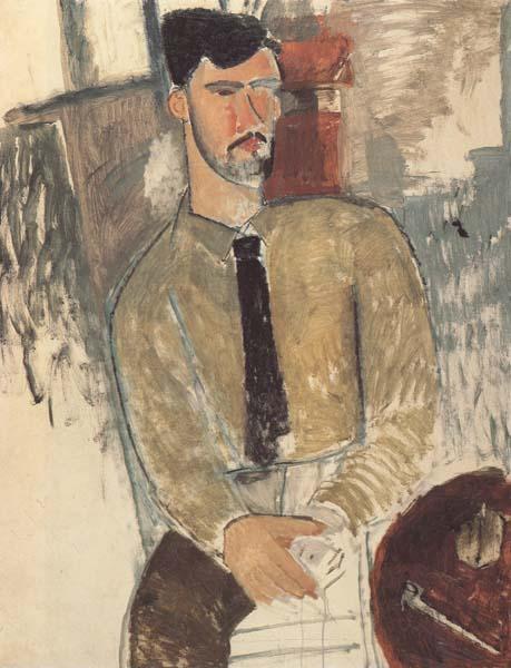 Amedeo Modigliani Henri Laurens assis (mk38)